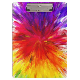 Ontploffing van kleur klembord