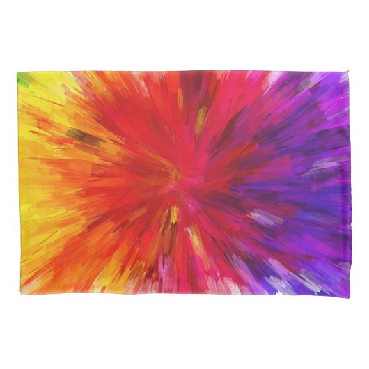 Ontploffing van kleur kussensloop (Voorkant)