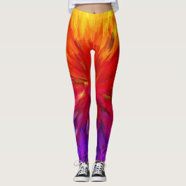 Ontploffing van kleur leggings