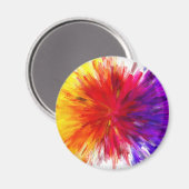 Ontploffing van kleur magneet (Voorkant / Achterkant)