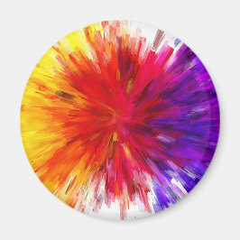 Ontploffing van kleur magneet