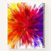 Ontploffing van kleur notitieboek (Achterkant)