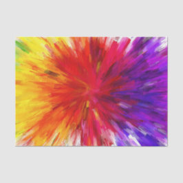 Ontploffing van kleur tissuepapier