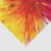 Ontploffing van kleur tissuepapier (Detail)