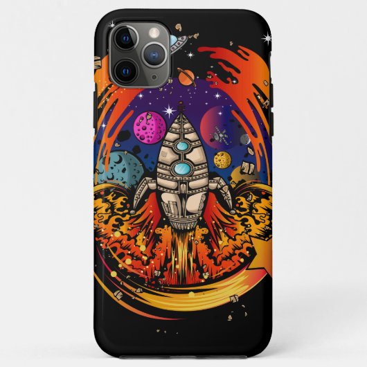 ontploffing van ruimteschip Case-Mate iPhone case (Achterkant)