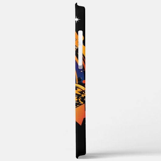 ontploffing van ruimteschip Case-Mate iPhone case (Achterkant / Links)