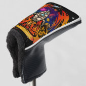 ontploffing van ruimteschip golfheadcover (3/4 voorkant)