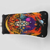 ontploffing van ruimteschip golfheadcover (Voorkant)