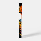 ontploffing van ruimteschip iPhone hoesje (Rechterkant)