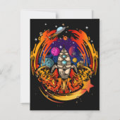 ontploffing van ruimteschip magnetische uitnodiging (Voorkant)