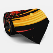 ontploffing van ruimteschip stropdas (Opgerold)