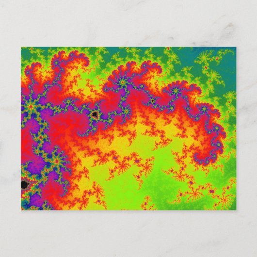 Ontploffingsregenboog Briefkaart (Voorkant)