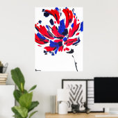 Ontplofte bloem poster (Thuiskantoor)