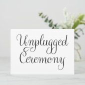 Ontplofte ceremonie Trouwbord Kaart (Staand voorkant)