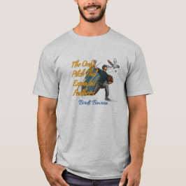 Ontplofte veren, grappig honkbal t-shirt