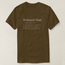 Ontplooide Haar Waardering Definitie T-shirt