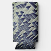 Ontrafel de illusie - Permutatie doolhof labyrint Seltzer Blikjeskoeler (Achterkant)