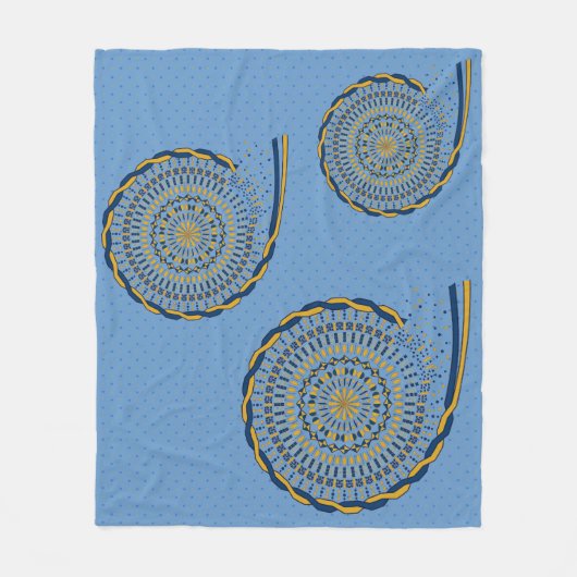 Ontrafel fleece deken (Voorkant)