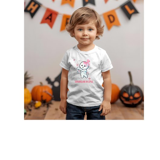 Ontrafelen in stijl | Grappige Mummy Girls 'Hallow T-shirt
