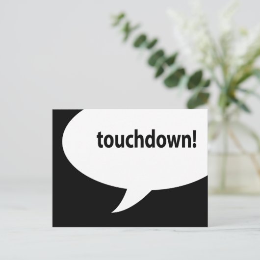 ontroeren! briefkaart (Staand voorkant)