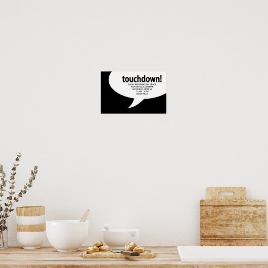 ontroeren! poster (Keuken)