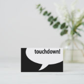 ontroeren! visitekaartje (Staand voorkant)