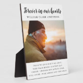 Ontroerend in Onze Hartelijke Herinnering Foto Ged Fotoplaat (Zijkant)