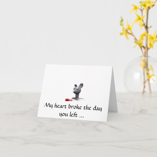 Ontroostbaar Kaart (Gele Bloem)