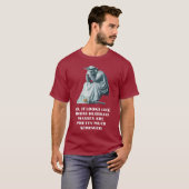 Ontroostende Vrijheidsbeeld -Immigranten T-shirt (Voorkant volledig)