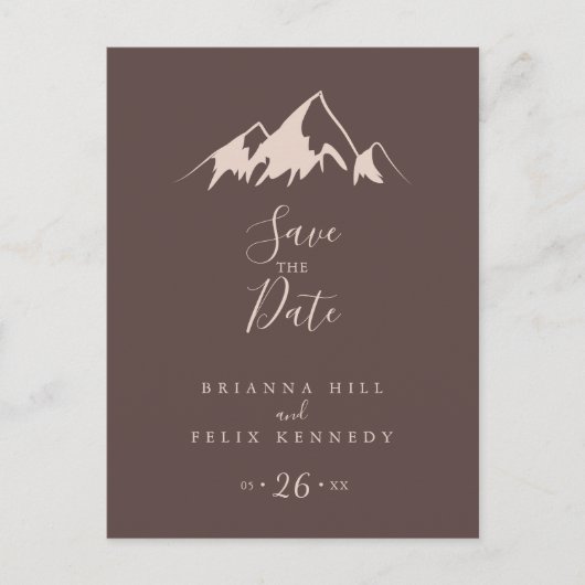 Ontruim bergland sparen de Datum Briefkaart (Voorkant)