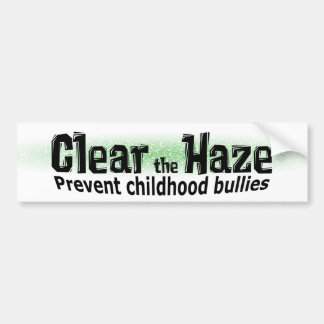 Ontruim de Bumpersticker Haze