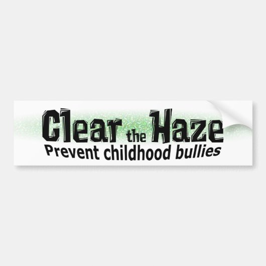 Ontruim de Bumpersticker Haze (Voorkant)