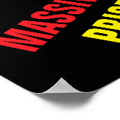 Ontruiming Sale Sign, Zwart-wit Boutique Sale Poster (Hoek)