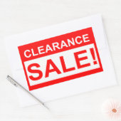 Ontruiming verkoop rode stickers (Envelop)