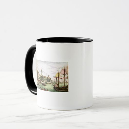 Ontschepen van de Engelse troepen Mok (Voorkant links)