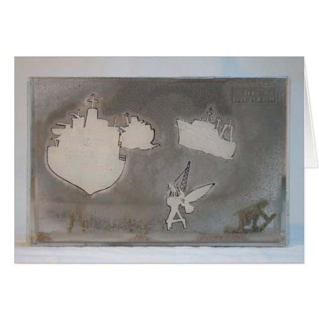 Ontscheping K7 1986 Mixed-media Kaart (Voorkant Horizontaal)