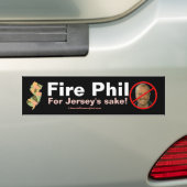 Ontsla Phil Murphy...voor Jersey's bestwil! Bumpersticker (Op auto)