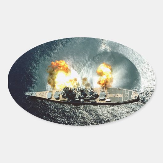 Ontslaan van volledige breedband-Stickers Ovale Sticker (Voorkant)