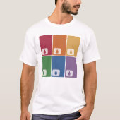 Ontslag. sleutelkaart regenboog. t-shirt (Voorkant)