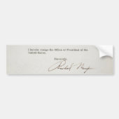Ontslagbrief van Richard M. Nixon van 1974 Bumpersticker (Voorkant)