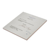 Ontslagbrief van Richard M. Nixon van 1974 Tegeltje (Zijkant)