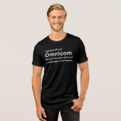 Ontslagen bij Omnicom Tri-Blend Shirt (Voorkant volledig)