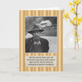 Ontslagen mijnwerker Verjaardag Kaart (Gele Bloem)