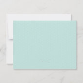 Ontslagen strand na de uitbraken van het huwelijk kaart (Achterkant)