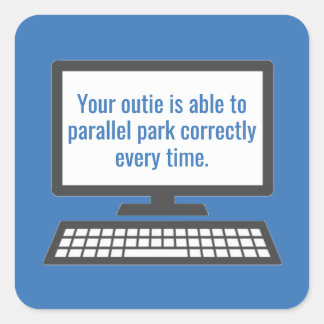 ontslagpremie vierkante sticker