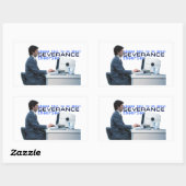 ONTSLAGTHEORIE RECHTHOEKIGE STICKER (Vel)