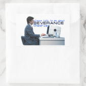 ONTSLAGTHEORIE RECHTHOEKIGE STICKER (Tas)