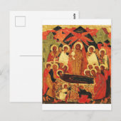 Ontslapen van de Moeder Gods orthodoxe icoon Briefkaart (Voorkant / Achterkant)