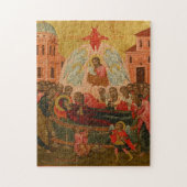 Ontslapen van de Theotokos Orthodoxe Christelijke  Legpuzzel (Verticaal)