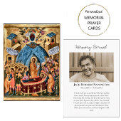 Ontslaping van de Theotokos Funeral Prayer Kaart Plaatskaartje